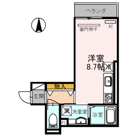 ダイヤモンドフジ鶴橋 プラチナの物件間取画像